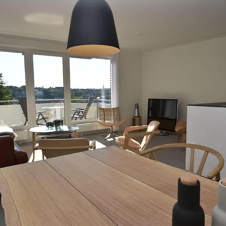 Fewo1846 - Foerdeview - Luxurioese Wohnung Mit 2 Schlafzimmern Und Balkon Mit Hafenblick Flensburgo Exterior foto