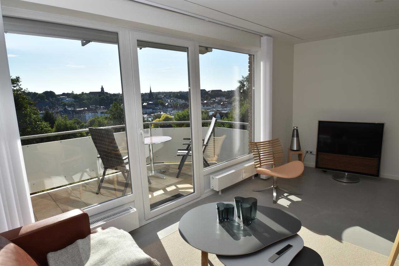 Fewo1846 - Foerdeview - Luxurioese Mit 2 Schlafzimmern Und Balkon Mit Hafenblick * Flensburg
